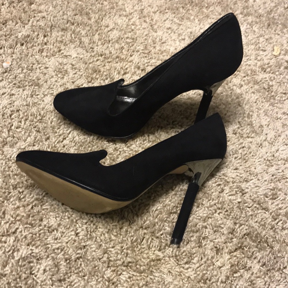 Black heels